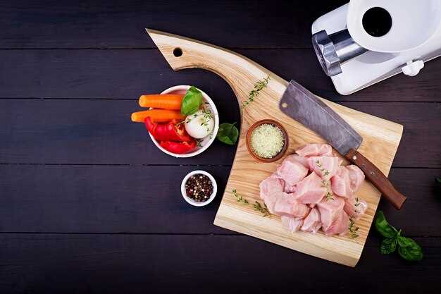 Производительность при различных объемах мяса